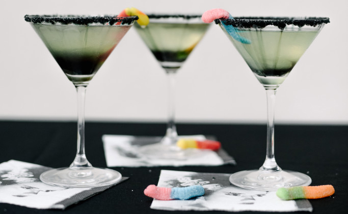 oogie boogie halloween cocktail